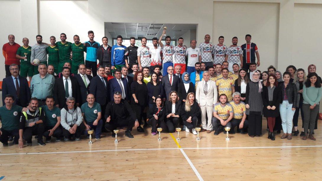 Türkiye Öğretmenler Kupası Turnuvası Konya İl Birincileri Ödül Töreni