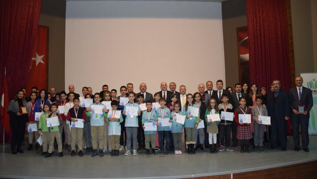 Türkiye 3. Geleneksel Akıl ve Zeka Oyunları Meram İlçe Finali Ödül Töreni gerçekleşti