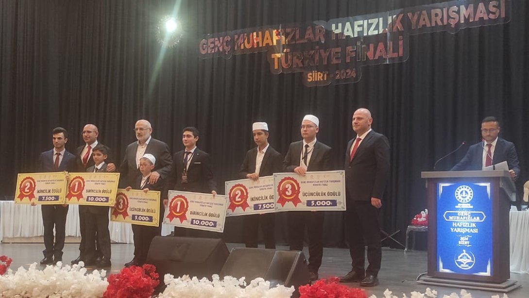 Genç Muhafızlar Hafızlık Yarışması Türkiye Üçüncülüğü